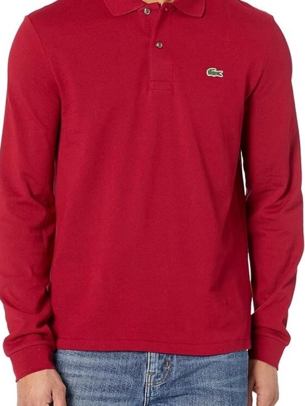 New with tags authentic Lacoste Classic Fit Long Sleeve Polo Shirt - Picture 11 of 16